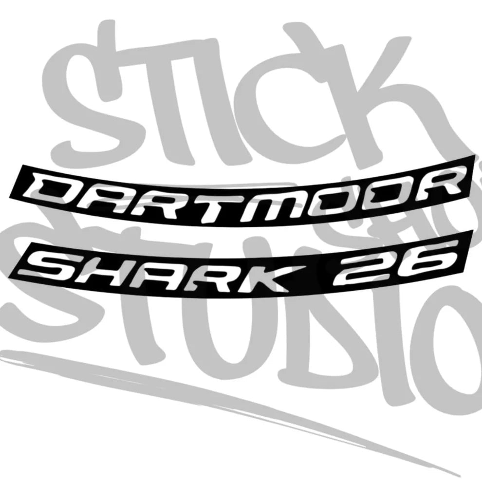 Naklejki na obręcze Dartmoor Shark 26
