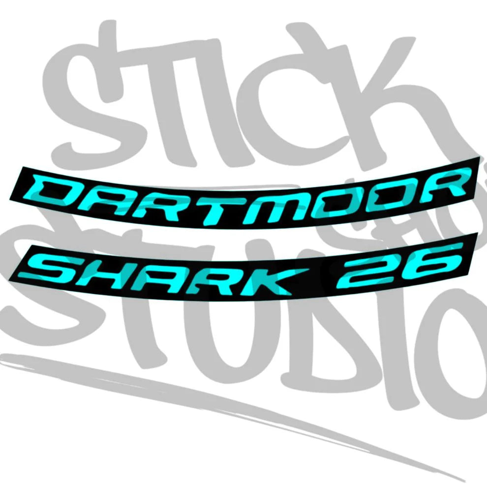 Naklejki na obręcze Dartmoor Shark 26