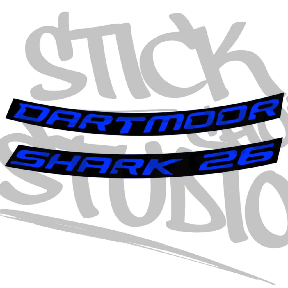 Naklejki na obręcze Dartmoor Shark 26