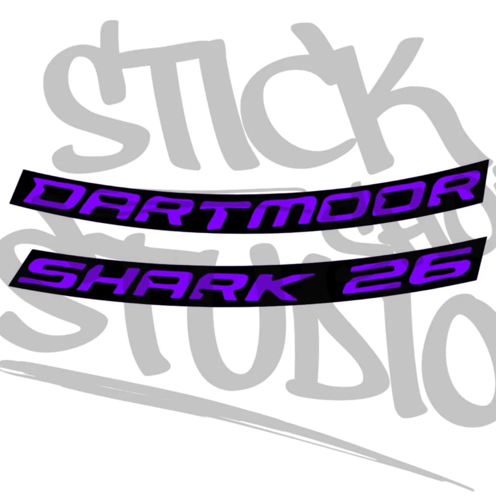 Naklejki na obręcze Dartmoor Shark 26