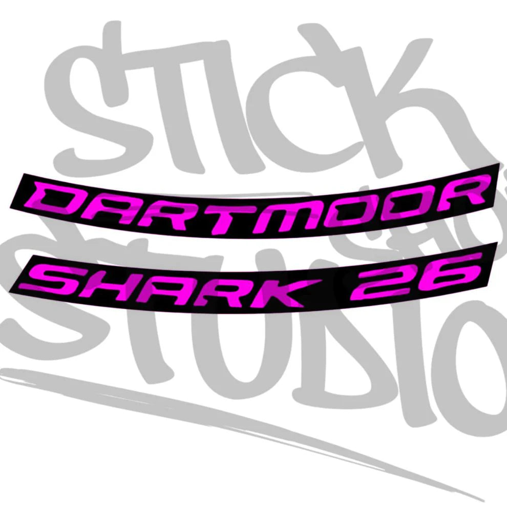 Naklejki na obręcze Dartmoor Shark 26