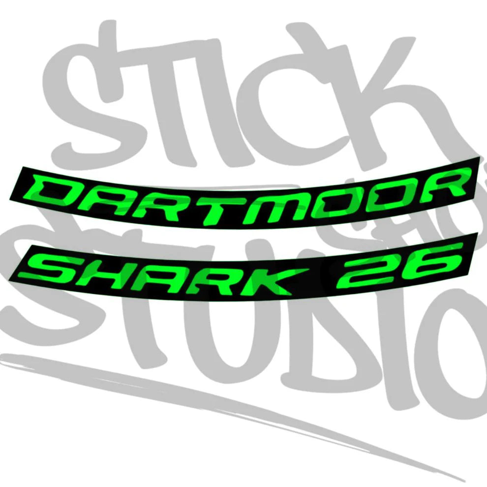 Naklejki na obręcze Dartmoor Shark 26