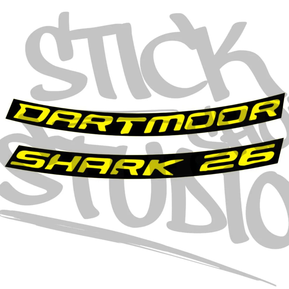 Naklejki na obręcze Dartmoor Shark 26