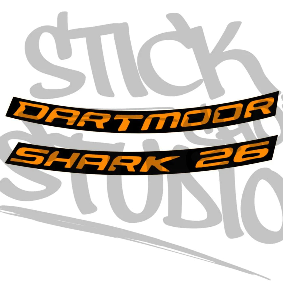 Naklejki na obręcze Dartmoor Shark 26