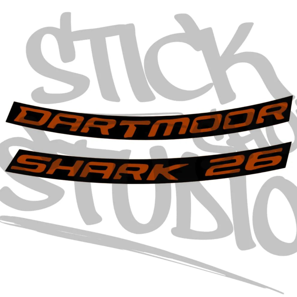 Naklejki na obręcze Dartmoor Shark 26