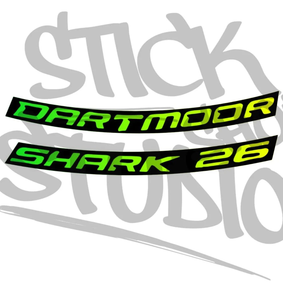 Naklejki na obręcze Dartmoor Shark 26