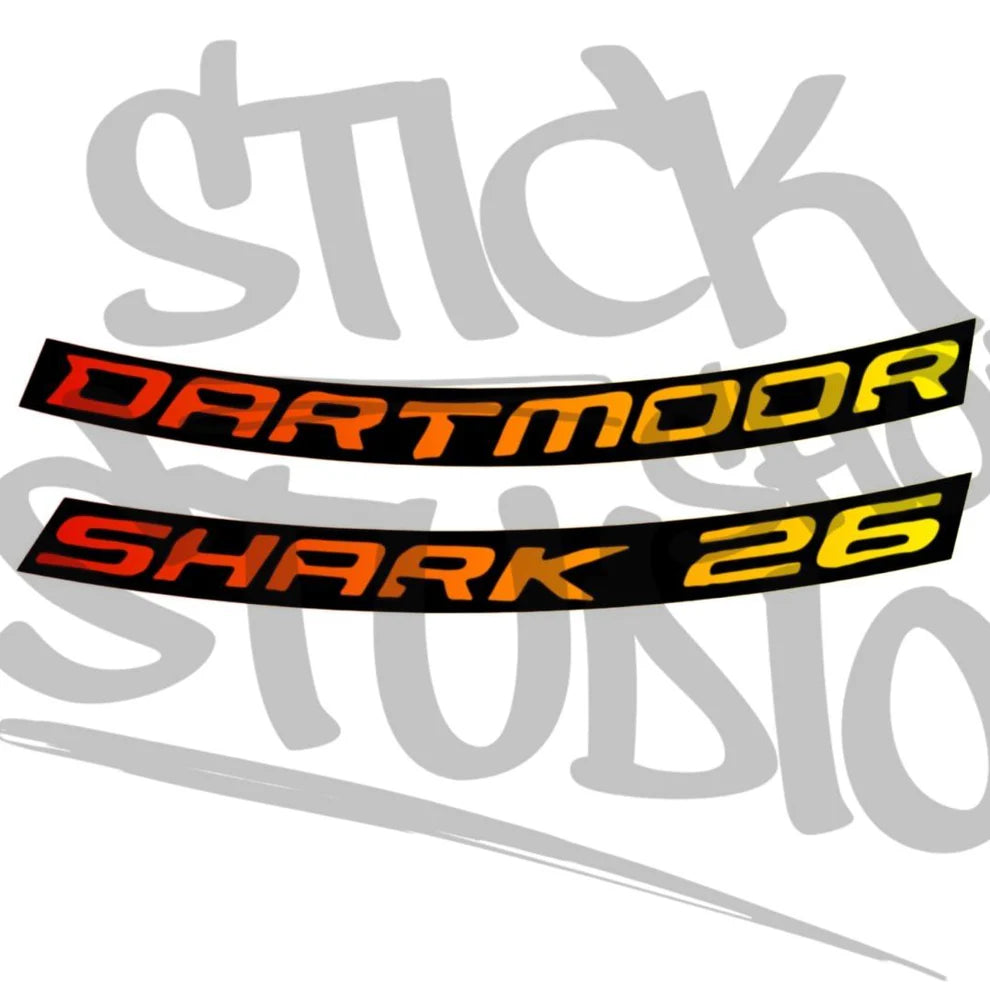Naklejki na obręcze Dartmoor Shark 26