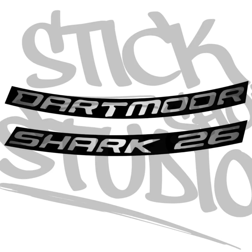 Naklejki na obręcze Dartmoor Shark 26