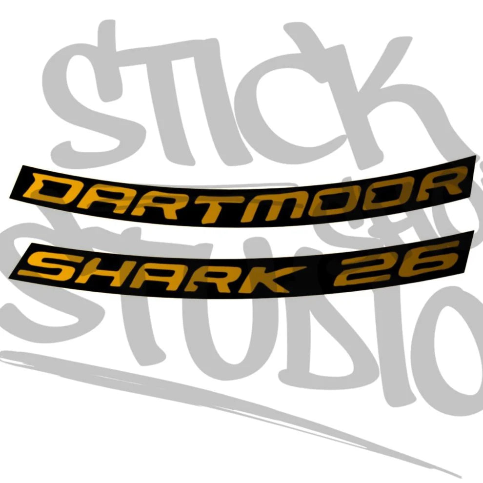 Naklejki na obręcze Dartmoor Shark 26