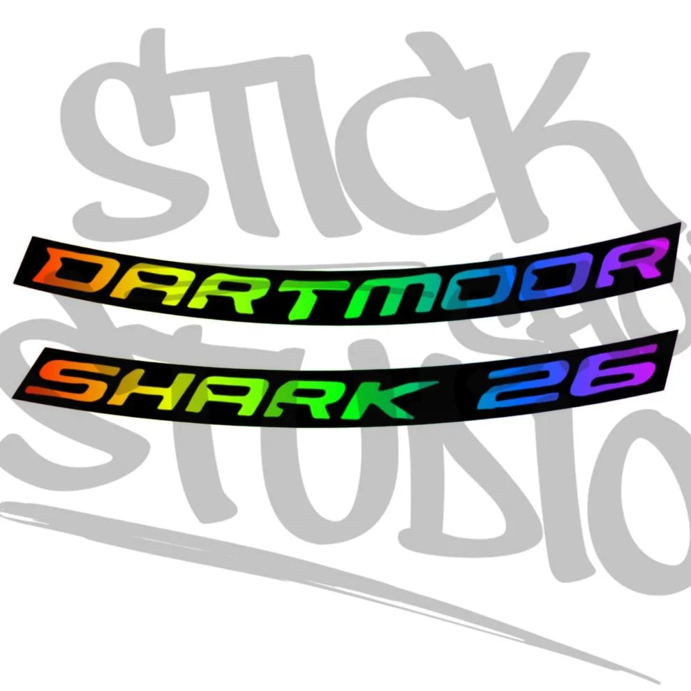 Naklejki na obręcze Dartmoor Shark 26