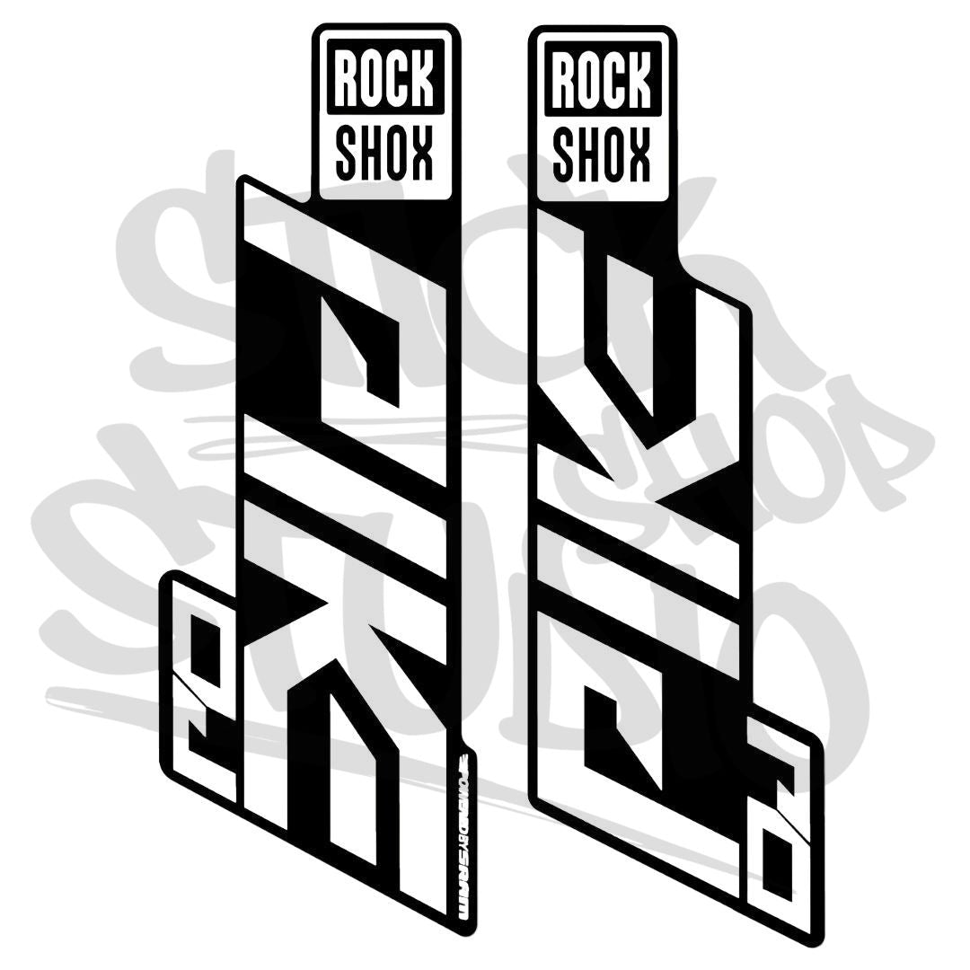 Naklejka na amortyzator Rock Shox Pike dj