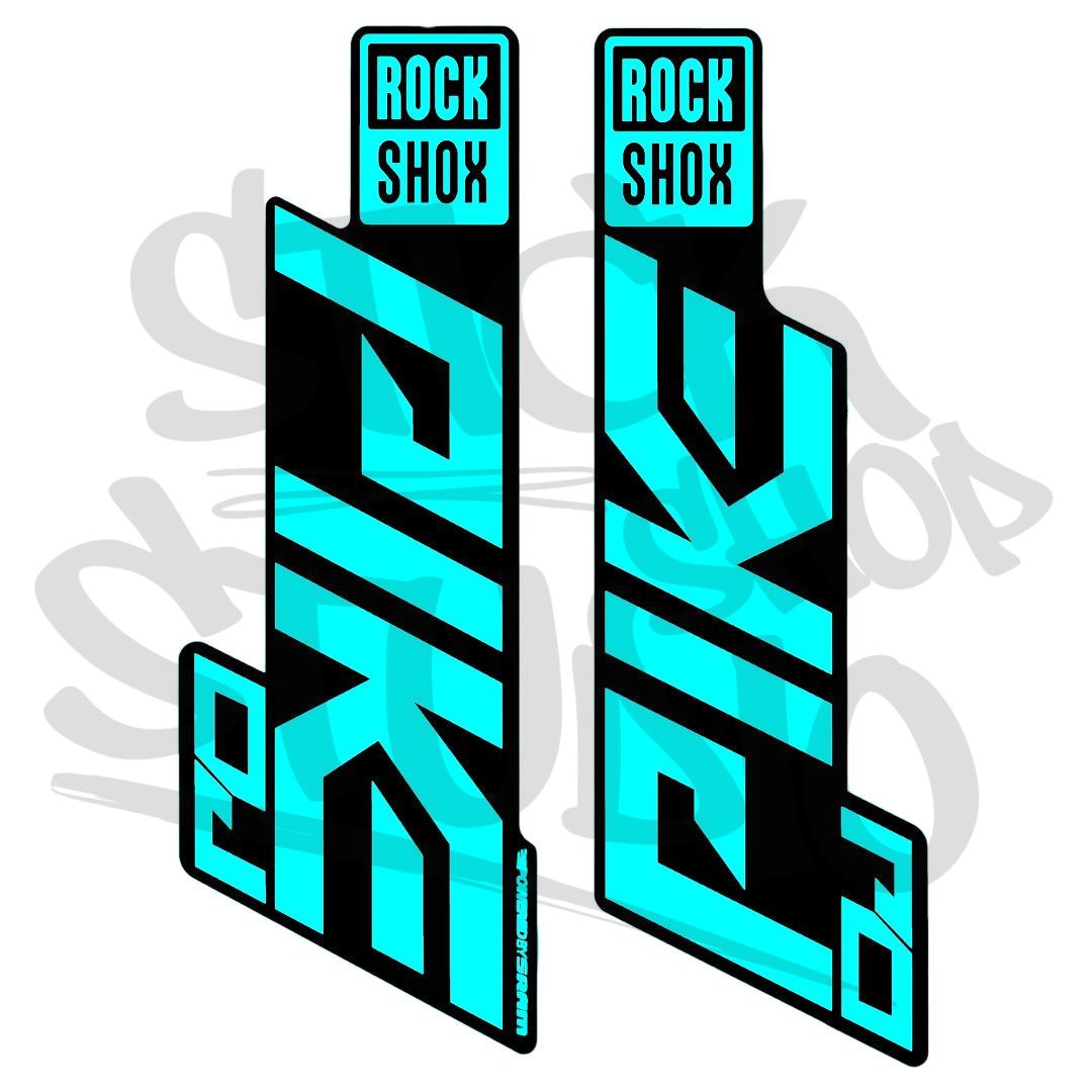 Naklejka na amortyzator Rock Shox Pike dj