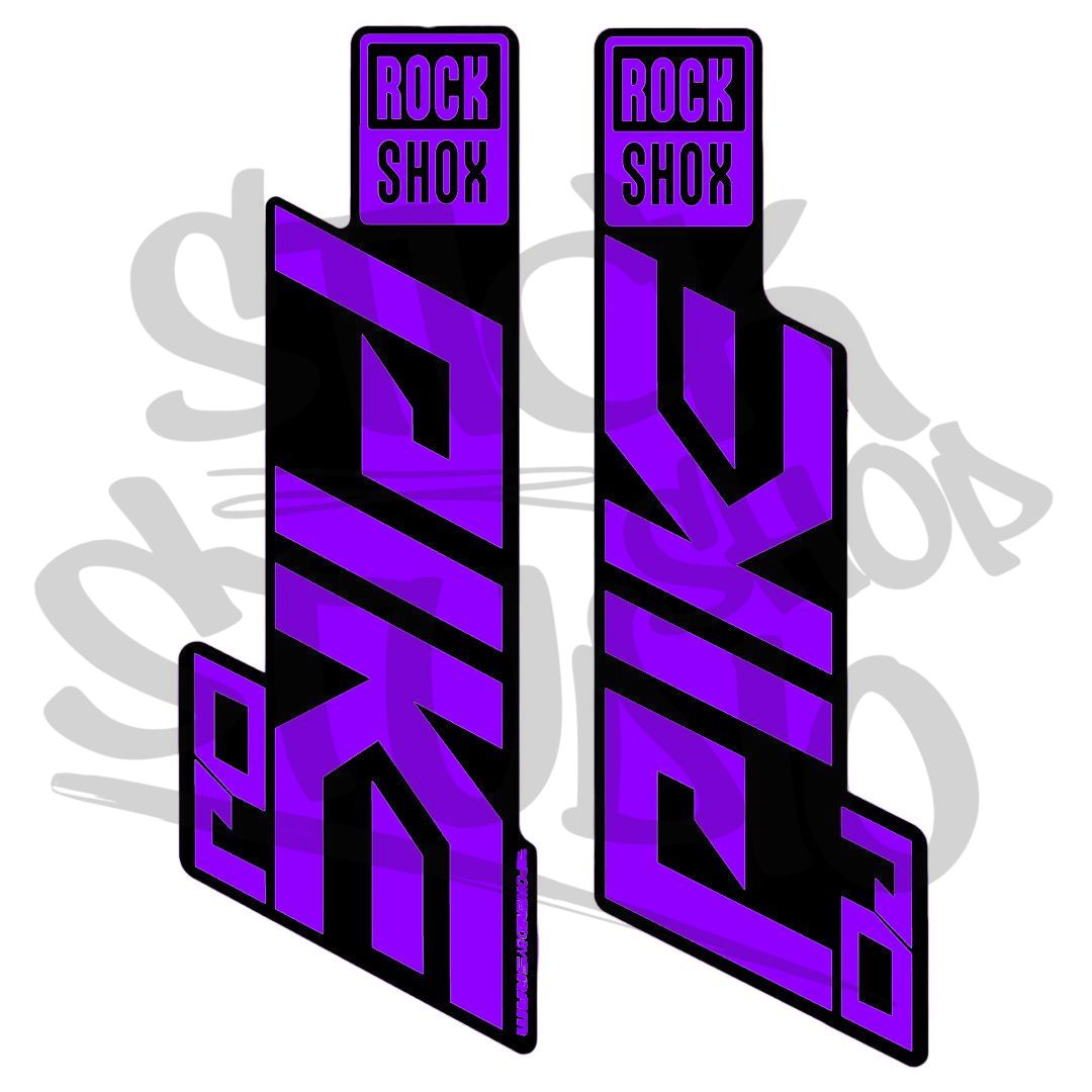 Naklejka na amortyzator Rock Shox Pike dj