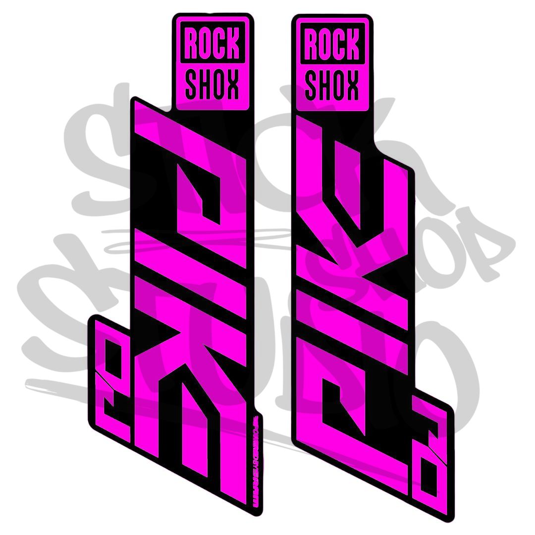 Naklejka na amortyzator Rock Shox Pike dj