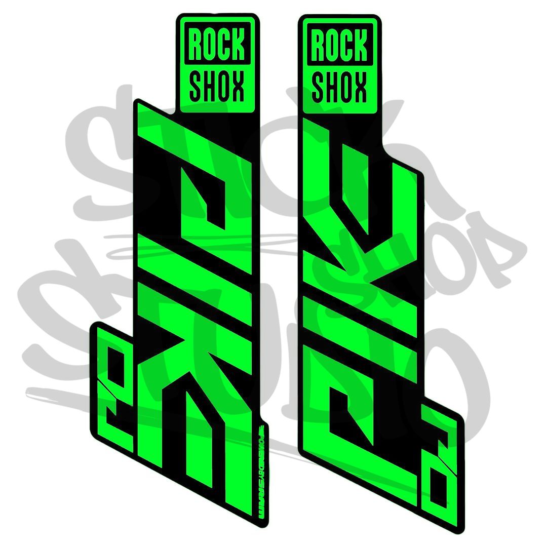 Naklejka na amortyzator Rock Shox Pike dj