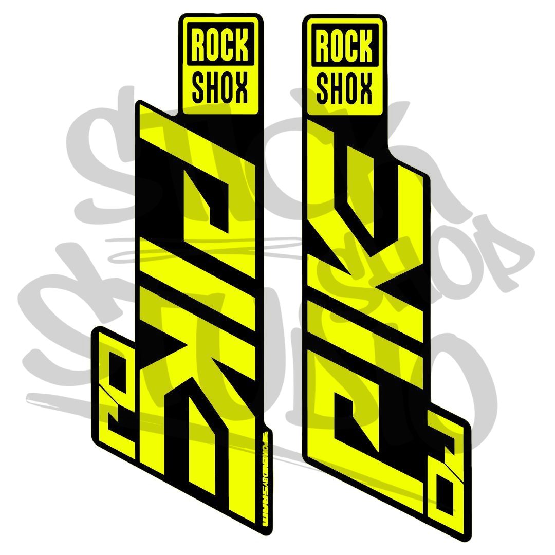 Naklejka na amortyzator Rock Shox Pike dj