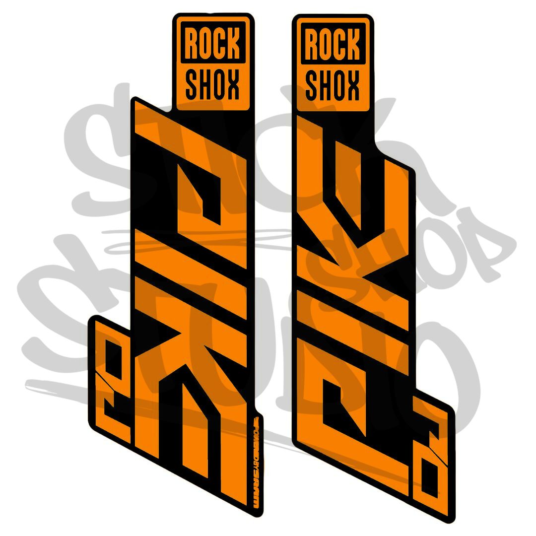 Naklejka na amortyzator Rock Shox Pike dj