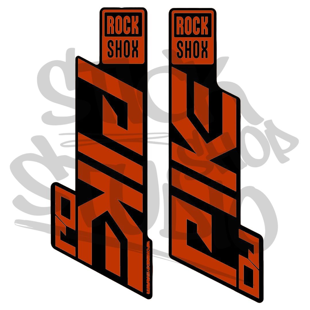 Naklejka na amortyzator Rock Shox Pike dj