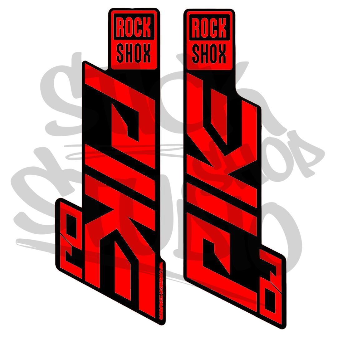 Naklejka na amortyzator Rock Shox Pike dj