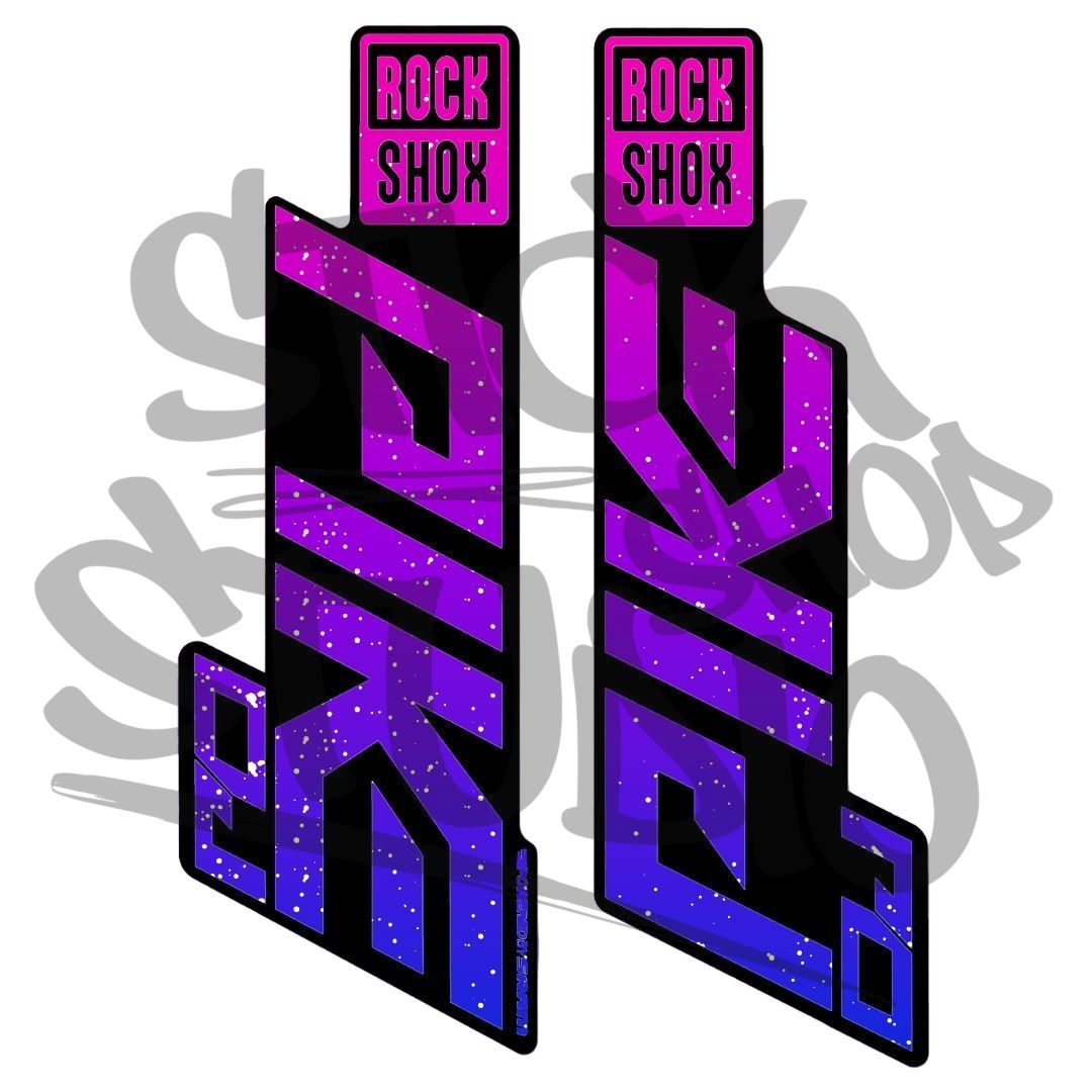 Naklejka na amortyzator Rock Shox Pike dj