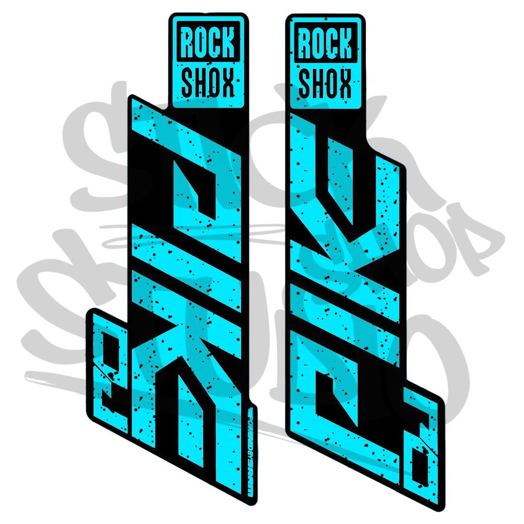 Naklejka na amortyzator Rock Shox Pike dj