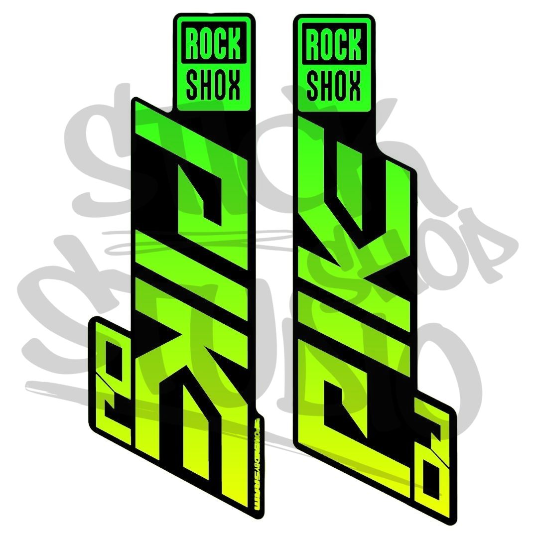 Naklejka na amortyzator Rock Shox Pike dj