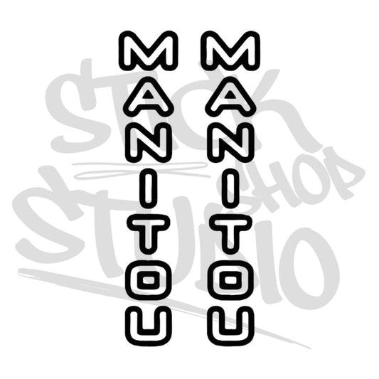 Naklejka na amortyzator manitou circus expert