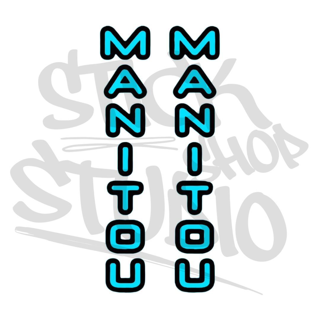 Naklejka na amortyzator manitou circus expert