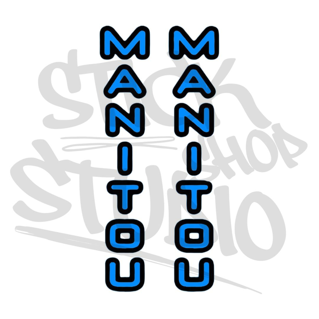 Naklejka na amortyzator manitou circus expert