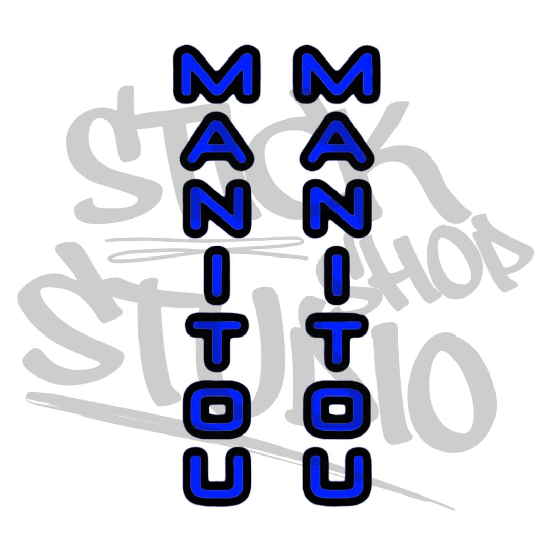 Naklejka na amortyzator manitou circus expert