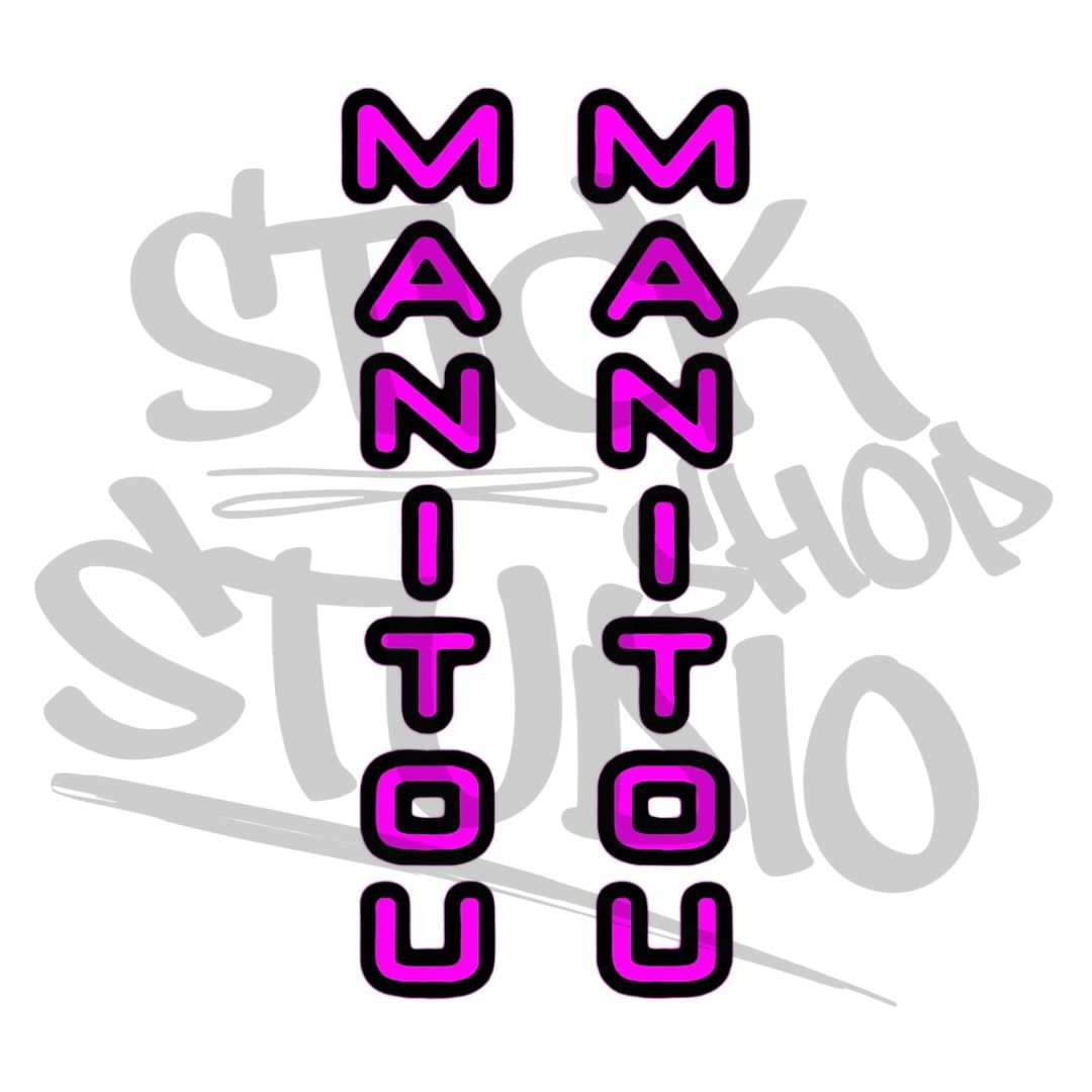 Naklejka na amortyzator manitou circus expert