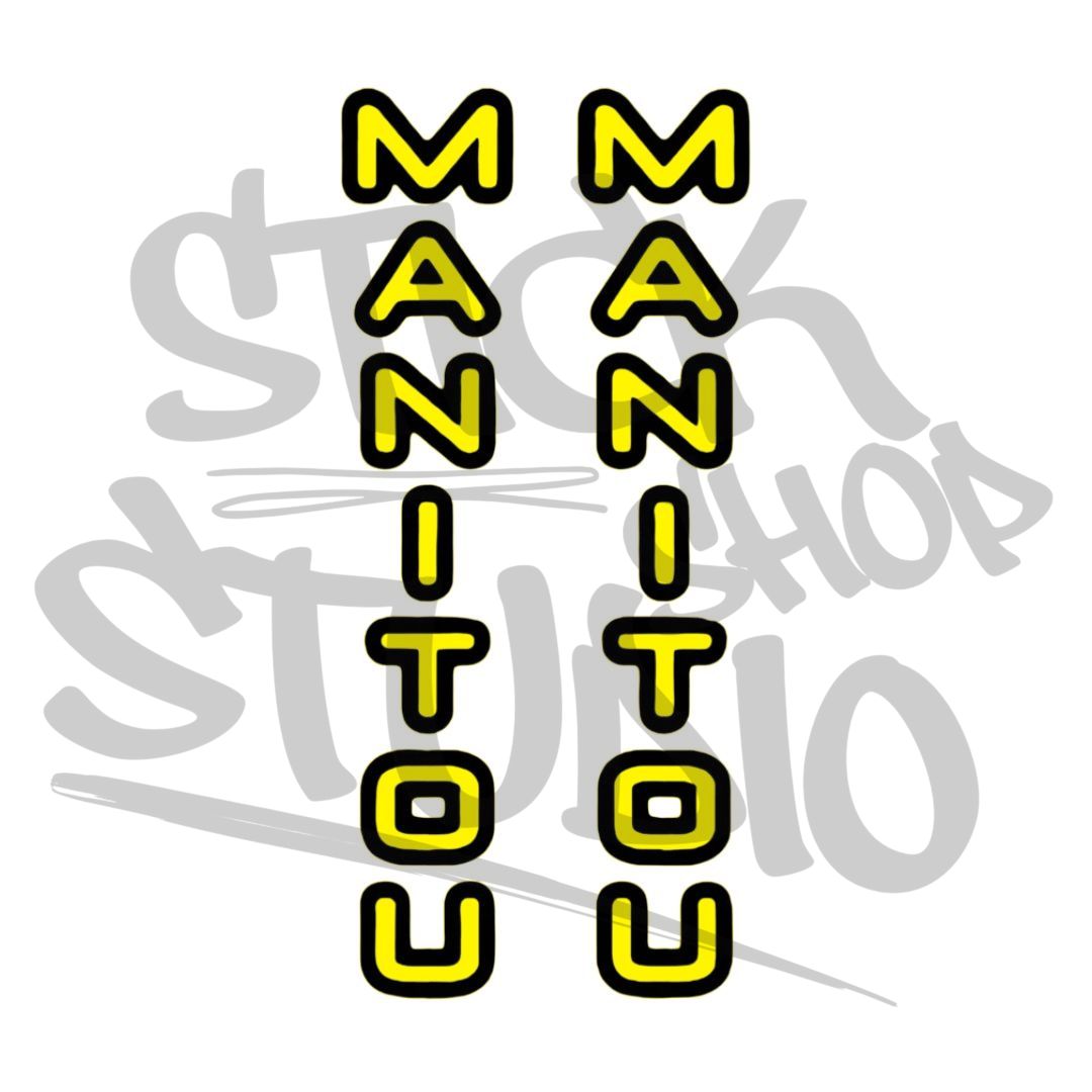 Naklejka na amortyzator manitou circus expert