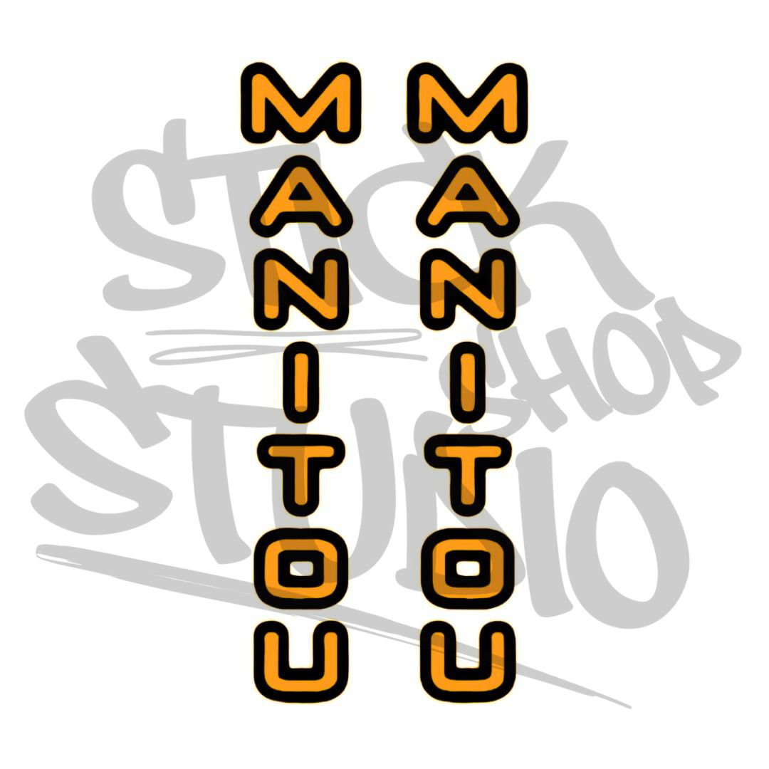 Naklejka na amortyzator manitou circus expert