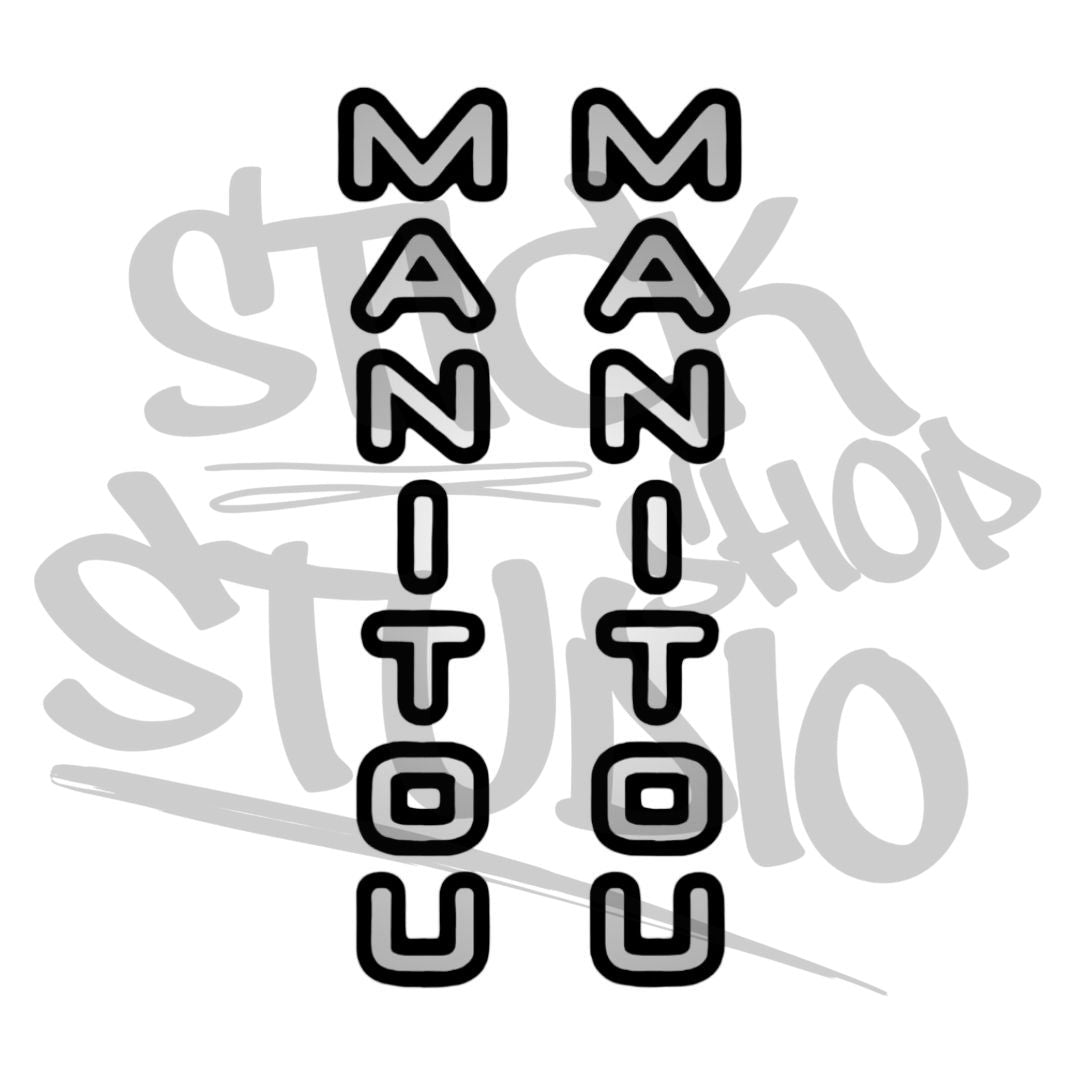 Naklejka na amortyzator manitou circus expert