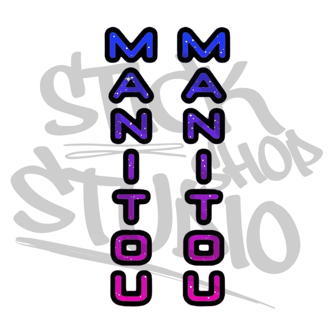 Naklejka na amortyzator manitou circus expert