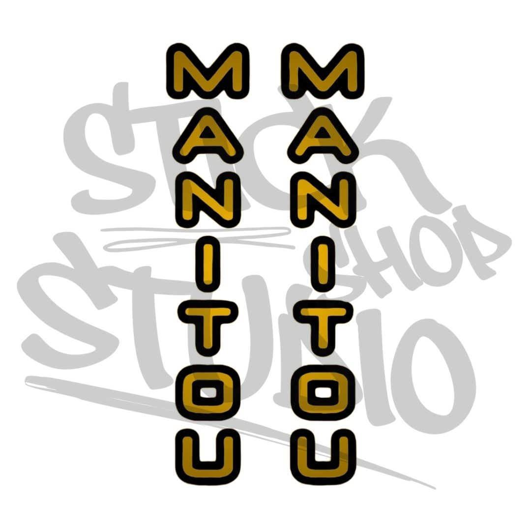 Naklejka na amortyzator manitou circus expert