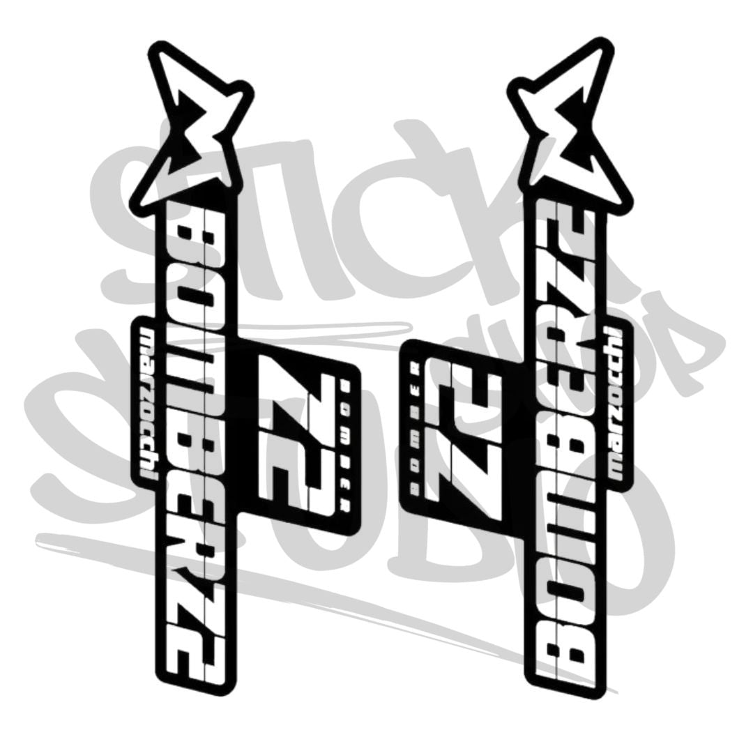 Naklejka na amortyzator marzocchi bomber Z2