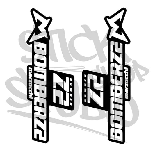 Naklejka na amortyzator marzocchi bomber Z2