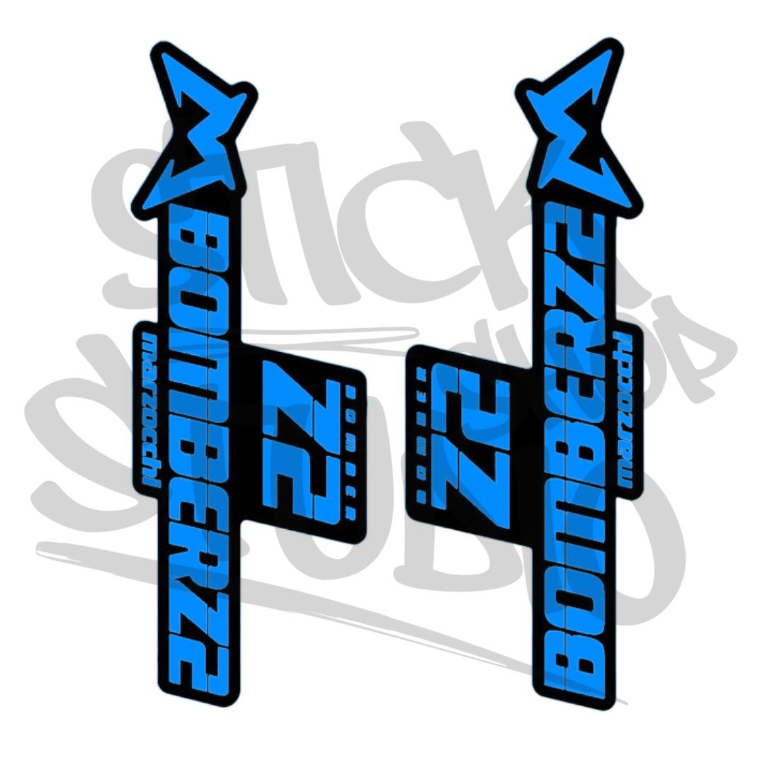 Naklejka na amortyzator marzocchi bomber Z2