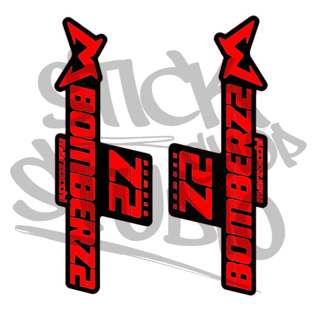 Naklejka na amortyzator marzocchi bomber Z2