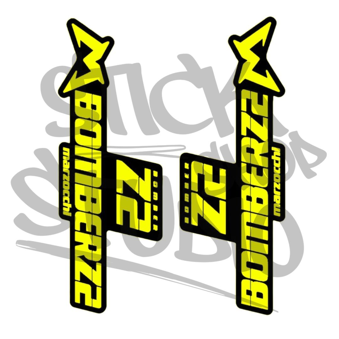 Naklejka na amortyzator marzocchi bomber Z2