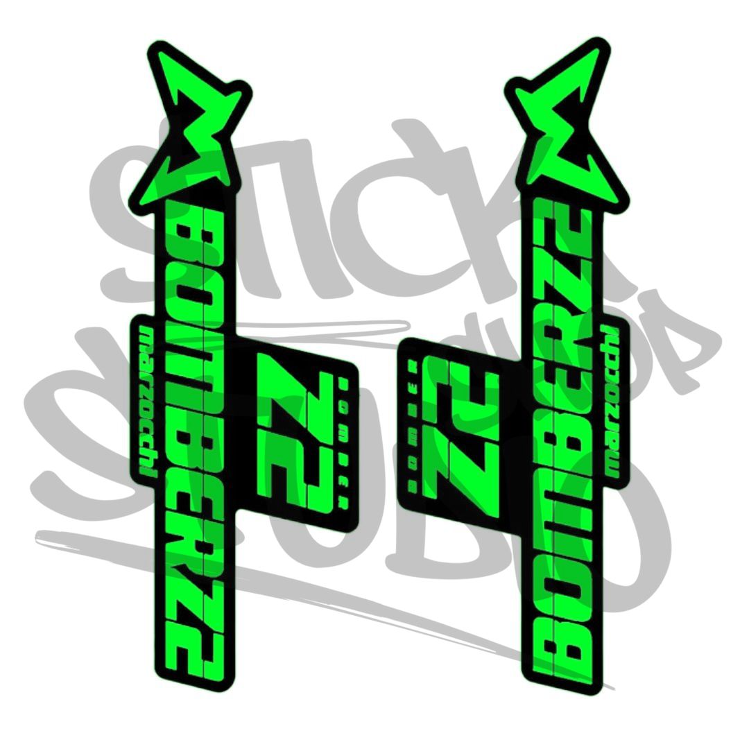 Naklejka na amortyzator marzocchi bomber Z2