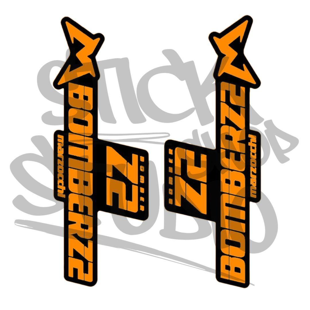 Naklejka na amortyzator marzocchi bomber Z2