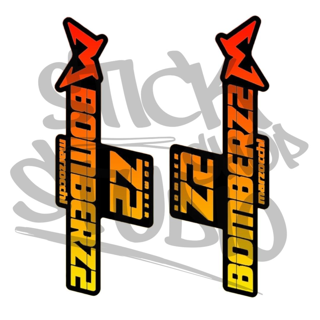 Naklejka na amortyzator marzocchi bomber Z2
