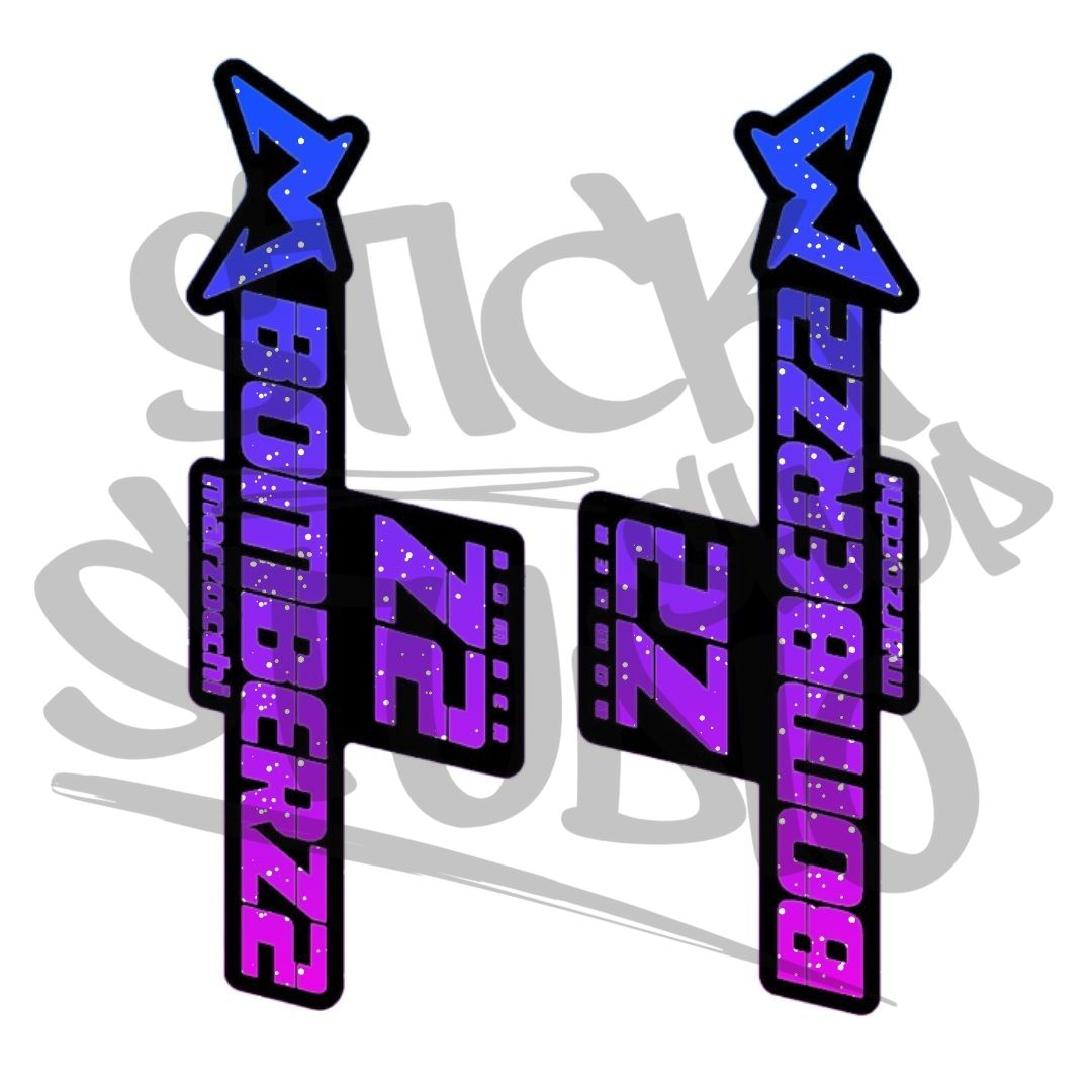 Naklejka na amortyzator marzocchi bomber Z2