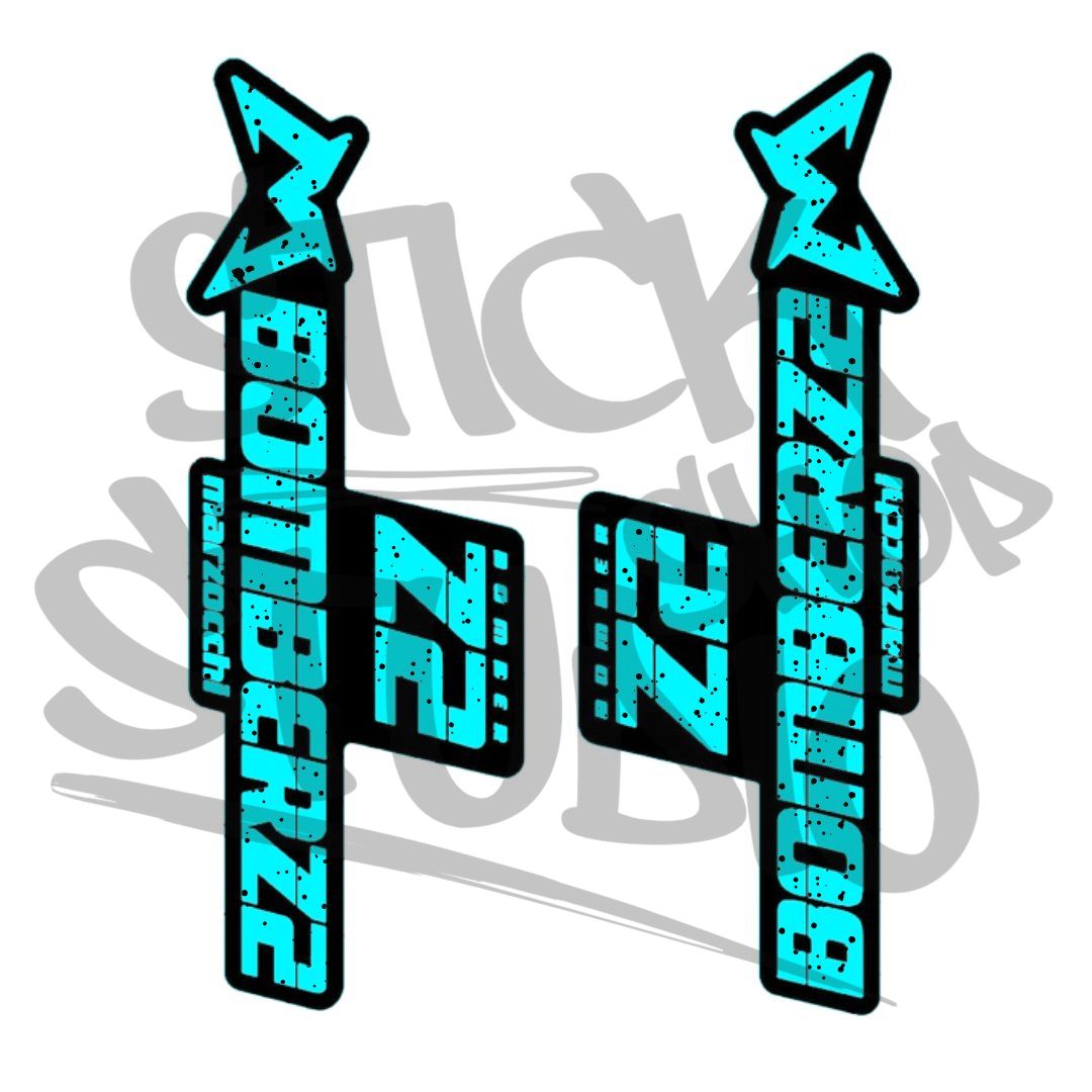 Naklejka na amortyzator marzocchi bomber Z2