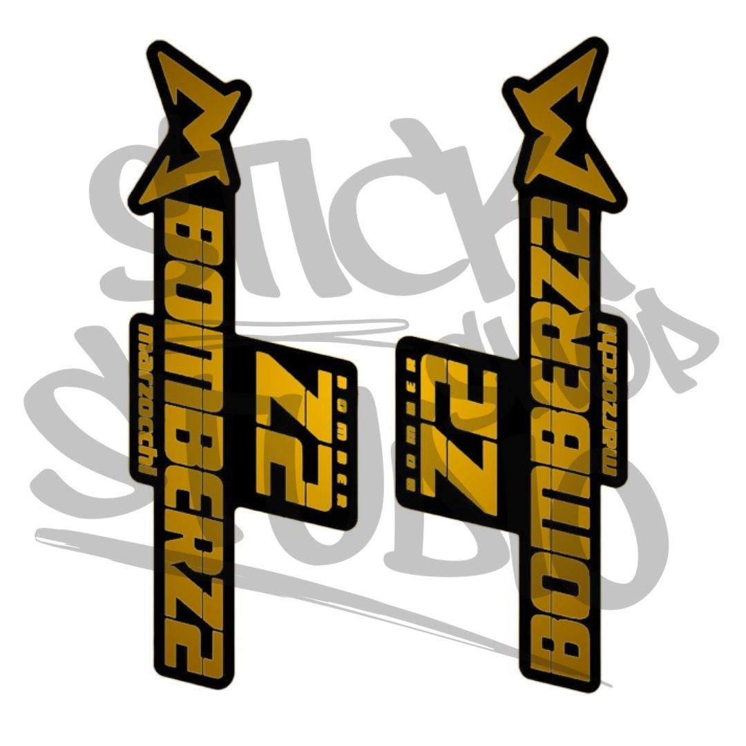 Naklejka na amortyzator marzocchi bomber Z2