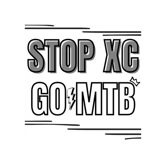 Zestaw wlepek "Stop xc go mtb"