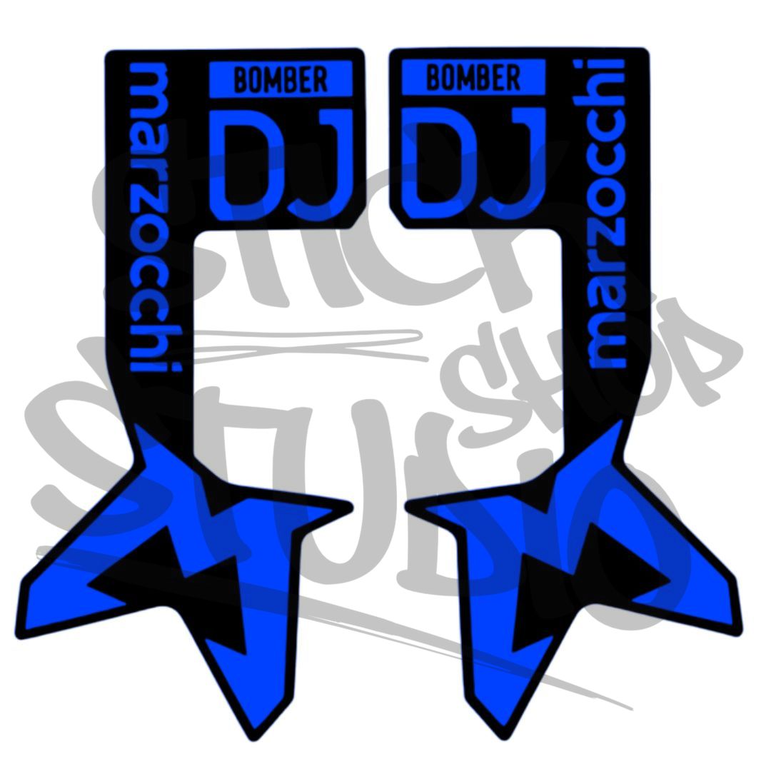 Naklejki na amortyzator Marzocchi Bomber DJ