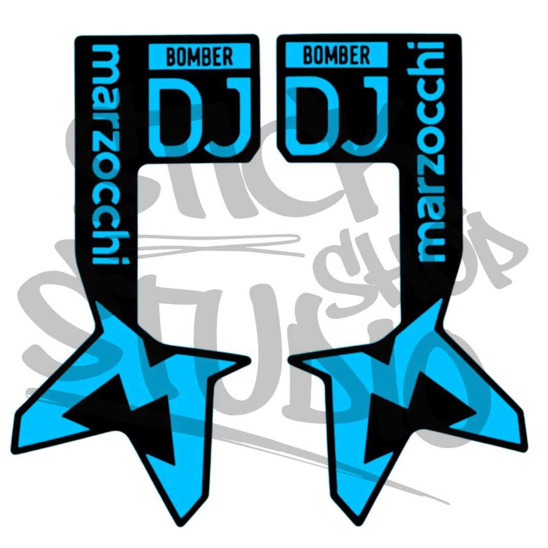 Naklejki na amortyzator Marzocchi Bomber DJ